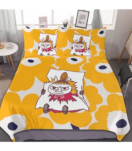 ムーミン　布団カバーセット Amazon｜ムーミン 布団カバー 3点セット シングル 寝具カバーセット